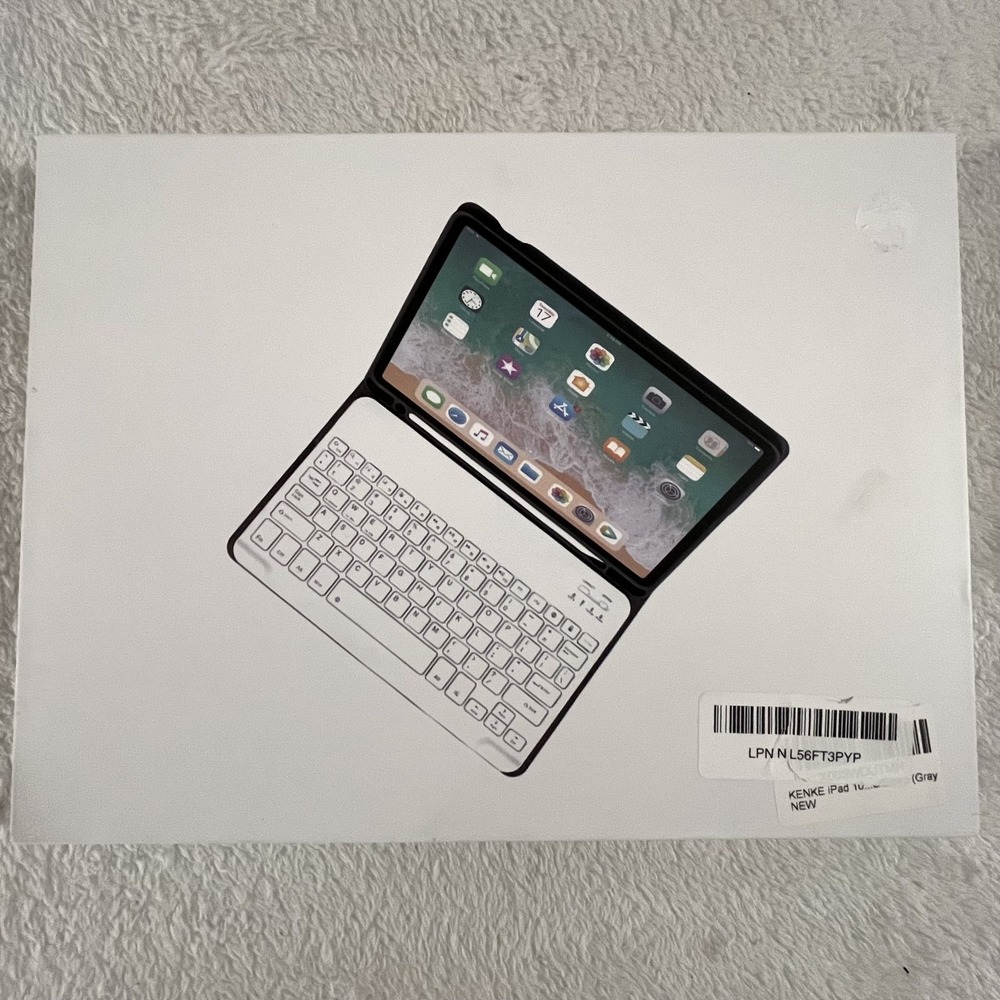 Kenke Wireless Keyboard Case iPad 10th Generation (10.9 inch) Gray